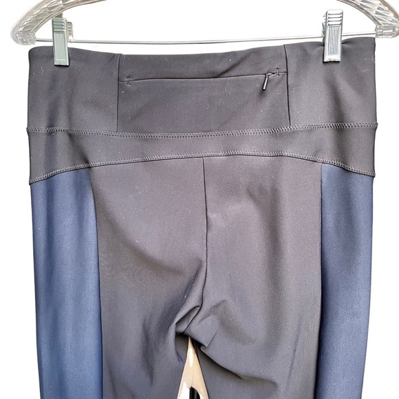 Athleta Size Medium Stellar Colorblock Ankle Pants - Blue and Black - EUC - Picture 3 of 6